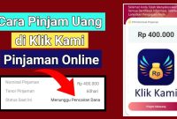 Pinjaman Online KlikKami: Solusi Dana Cepat Tanpa Ribet